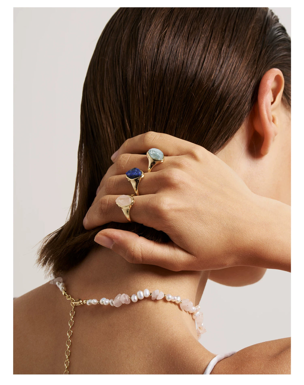 Aquamarine Open Ring