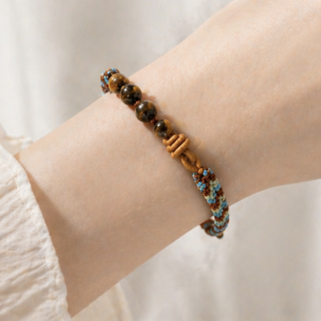 Golden Eye Tiger Bracelet