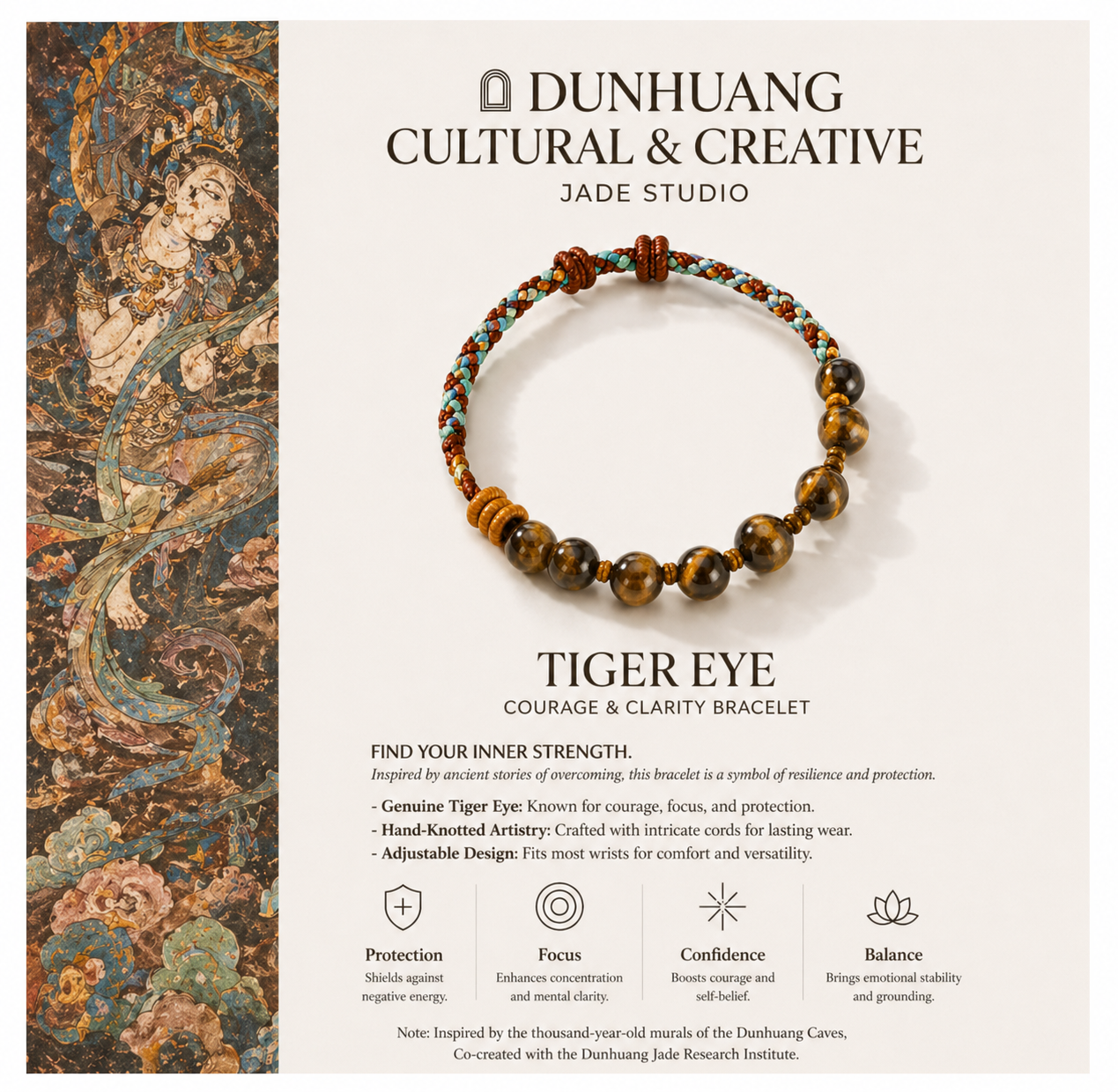 Golden Eye Tiger Bracelet