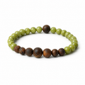 Natural Avocado Green Agate Bracelet