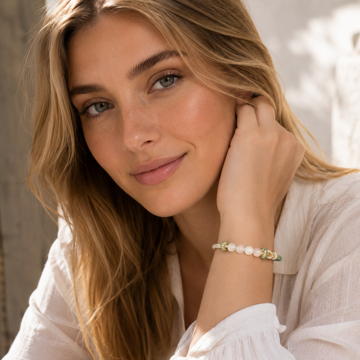 Jade Blossom Bracelet
