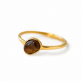 Tiger Eye Seed Ring